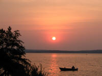 Fishing on Sydney Lake
